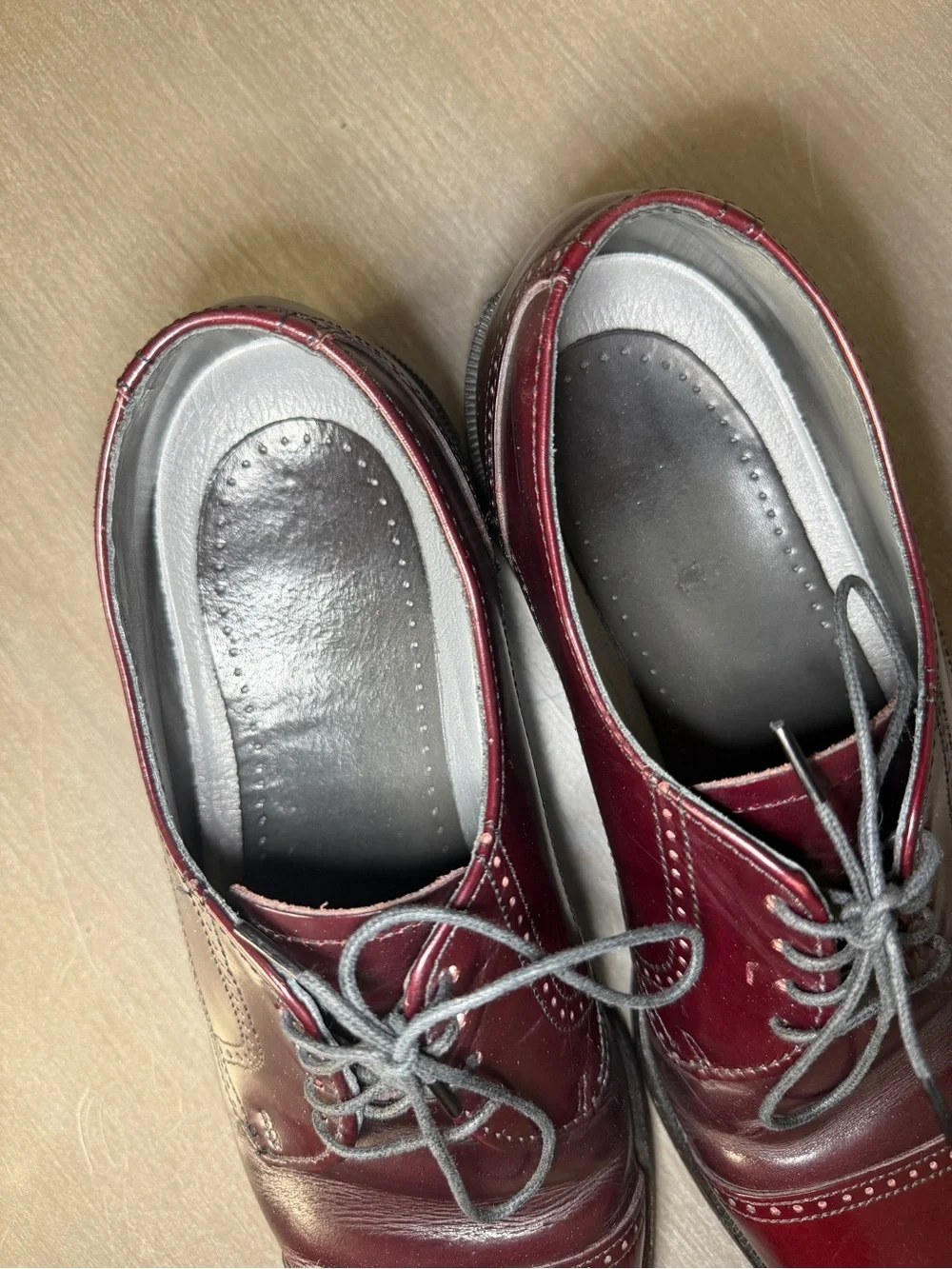 Vintage Dexter Burgundy Leather Cap Toe Oxfords Dress Shoes  display picture 1